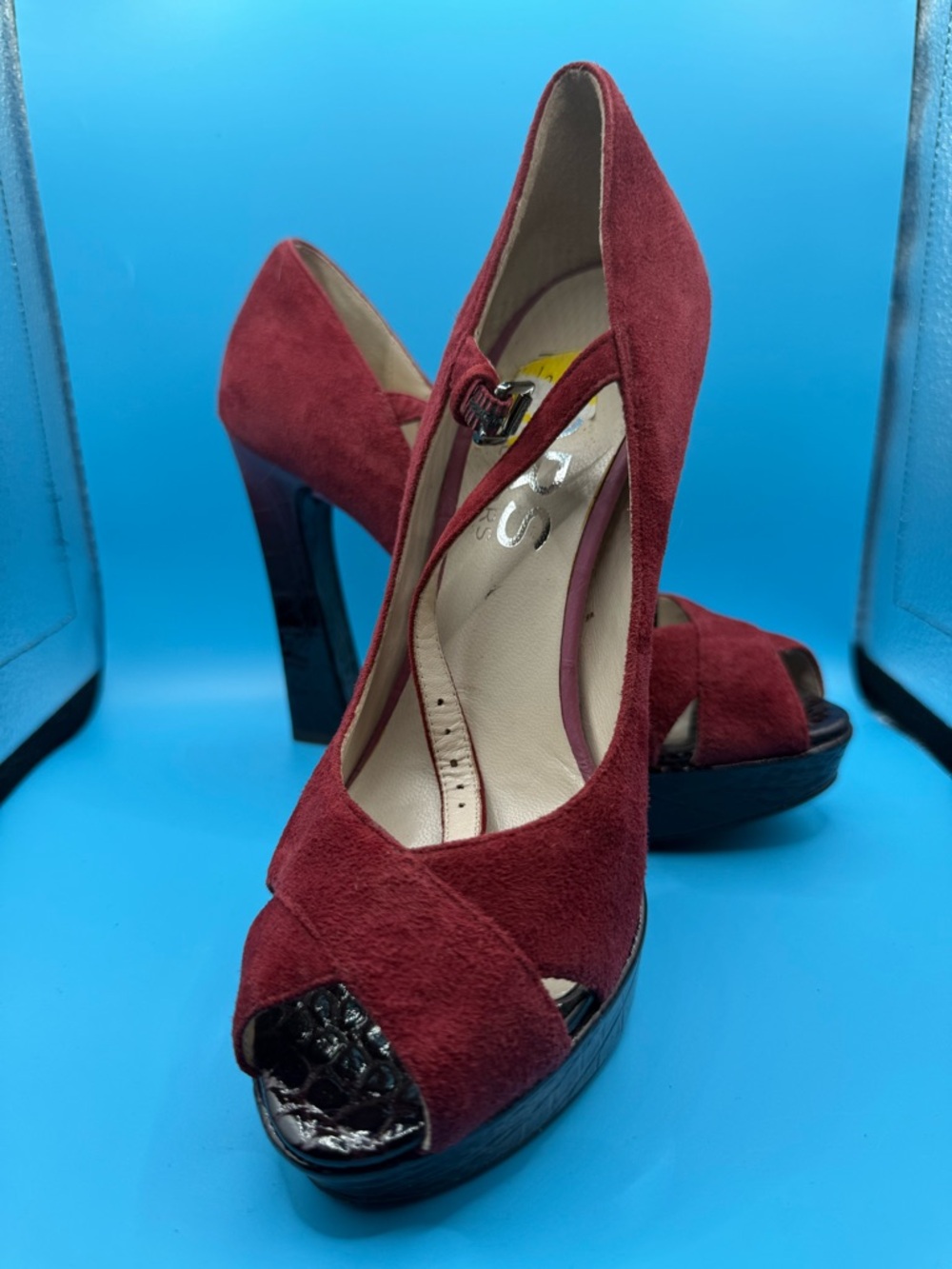 Michael Kors Padova Bordeaux high heel